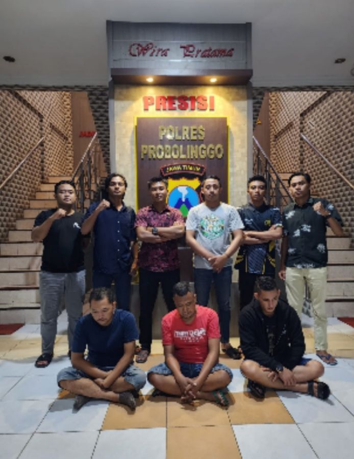 3 Debt Collector di Cokok Polres Probolinggo Usai Ambil Paksa Motor Milik Warga