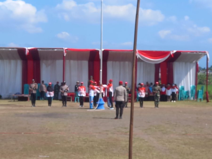 Gladi Bersih Menjelang HUT RI ke 79 di Lapangan Munder Tukum Kecamatan Tekung
