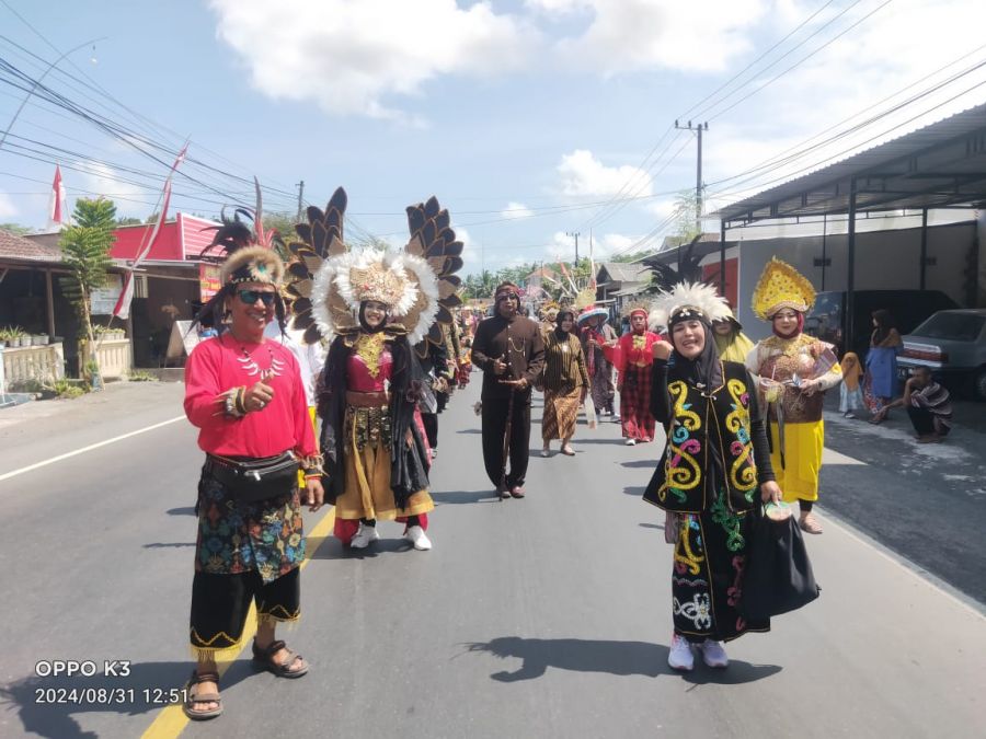 Karnaval Desa Jarit Dalam Rangka Peringati HUT Kemerdekaan RI ke 79