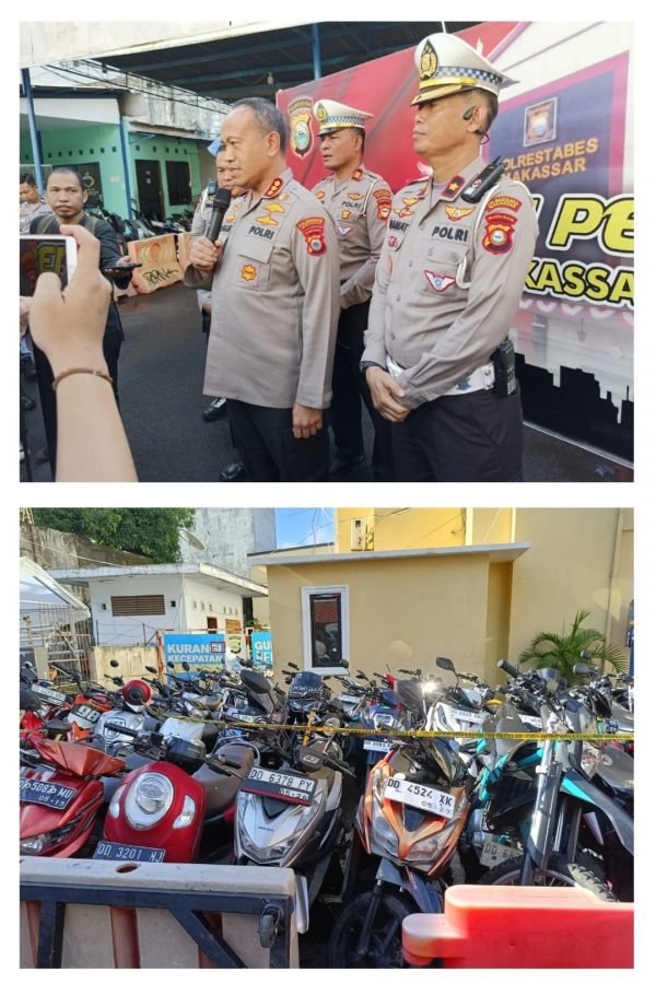 Konvoi Takjil di Makassar Ternyata Berkedok, Polrestabes Amankan Ratusan Kendaraan Bermotor