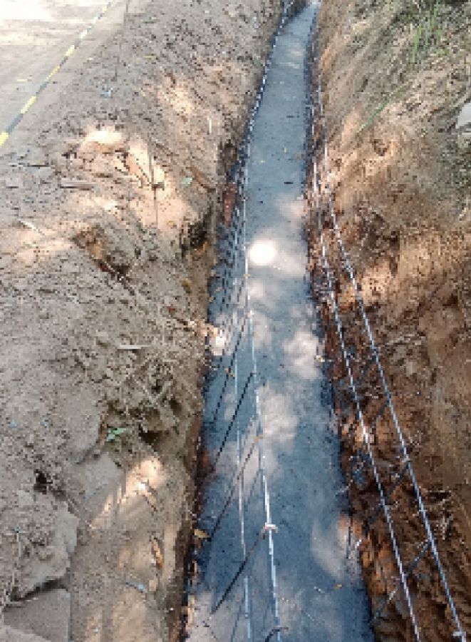 Pembangunan Drainase PUPR Desa Taji Kecamatan Jabung Patut Diduga Tidak Sesuai Spek