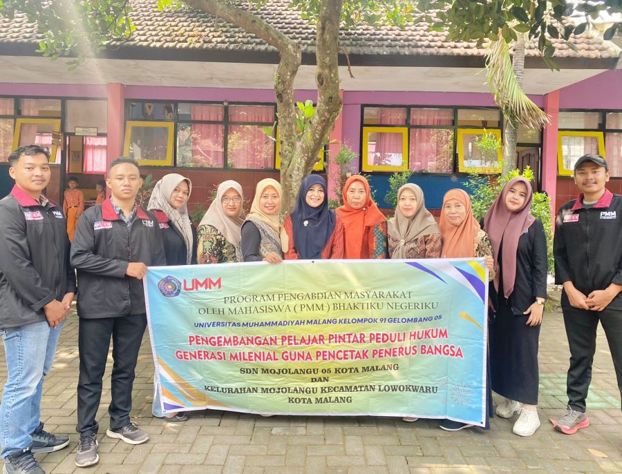 Pengabdian Masyarakat Oleh Mahasiswa (PMM) di SDN Mojolangu 5 Lowokwaru Kota Malang