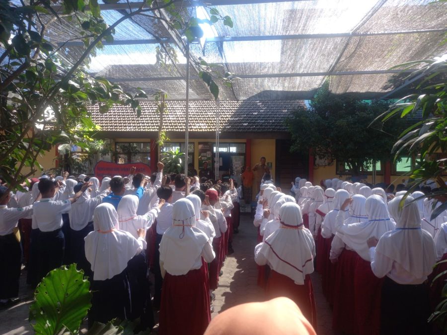 Siswa Baru SMP 3 Ikuti Masa Perkenalan Lingkungan Sekolah Tahun Ajaran 2024/2025