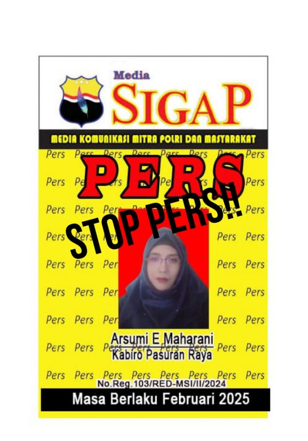 STOP PERS ARSUMI E MAHARANI